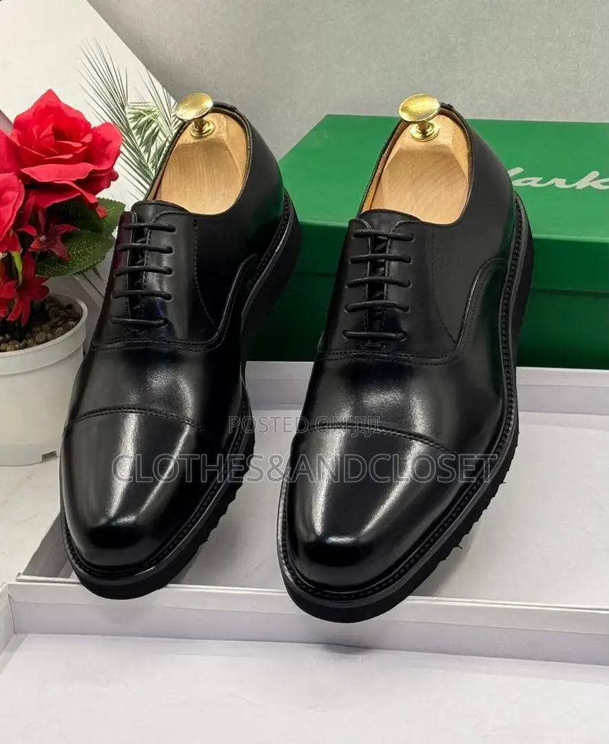 Black Leather Men’S Dress Shoes