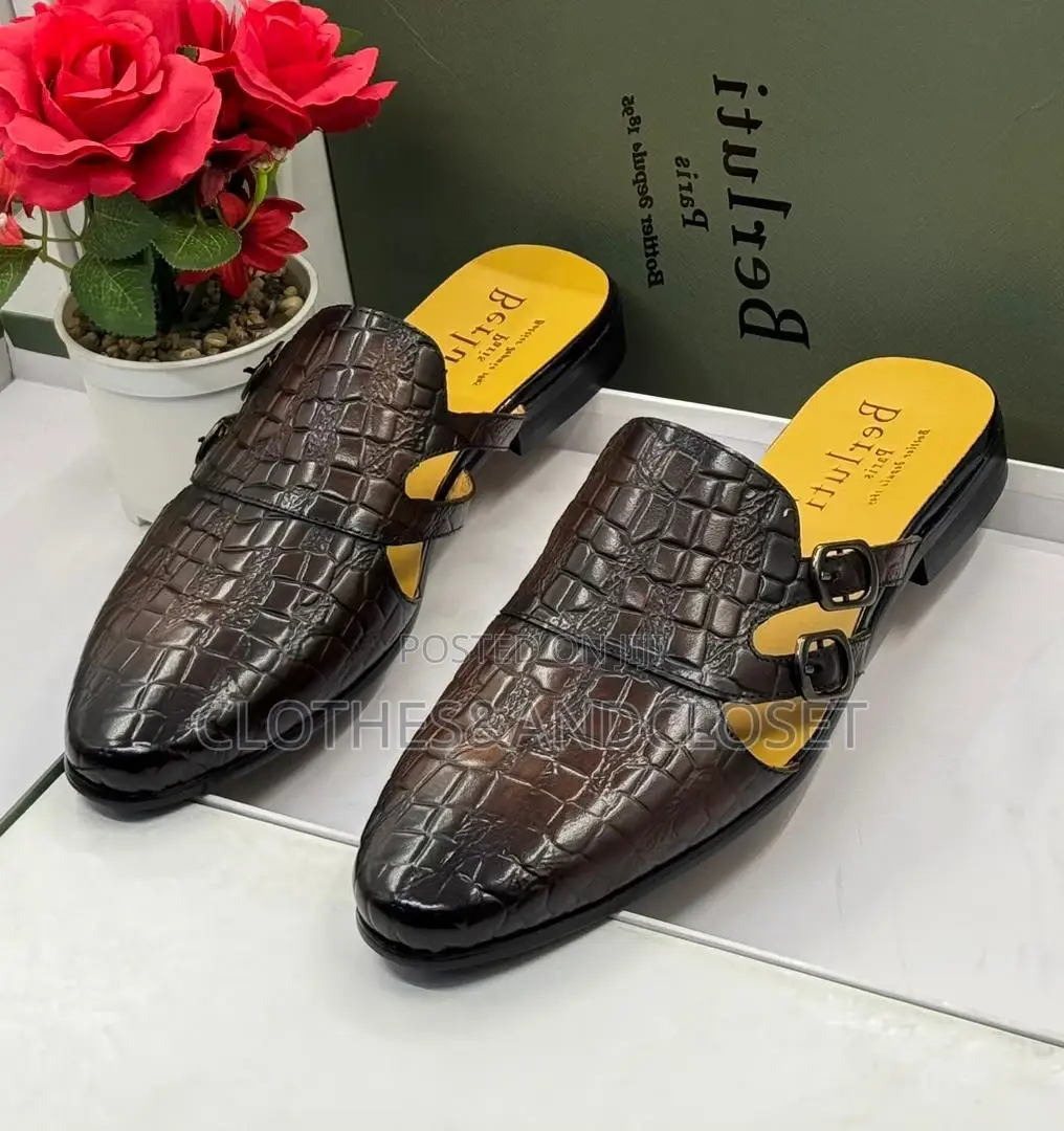 Classic Berluti Mules