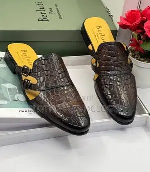 Classic Berluti Mules
