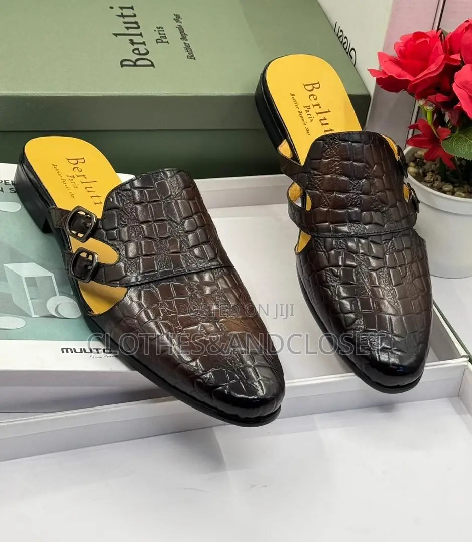 Classic Berluti Mules