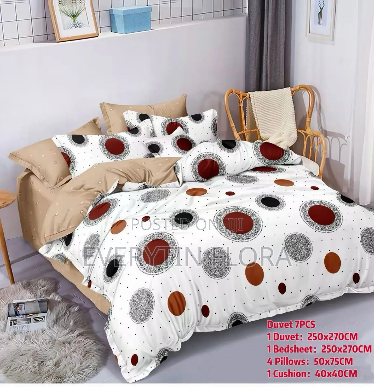 7 Pieces Duvet Set