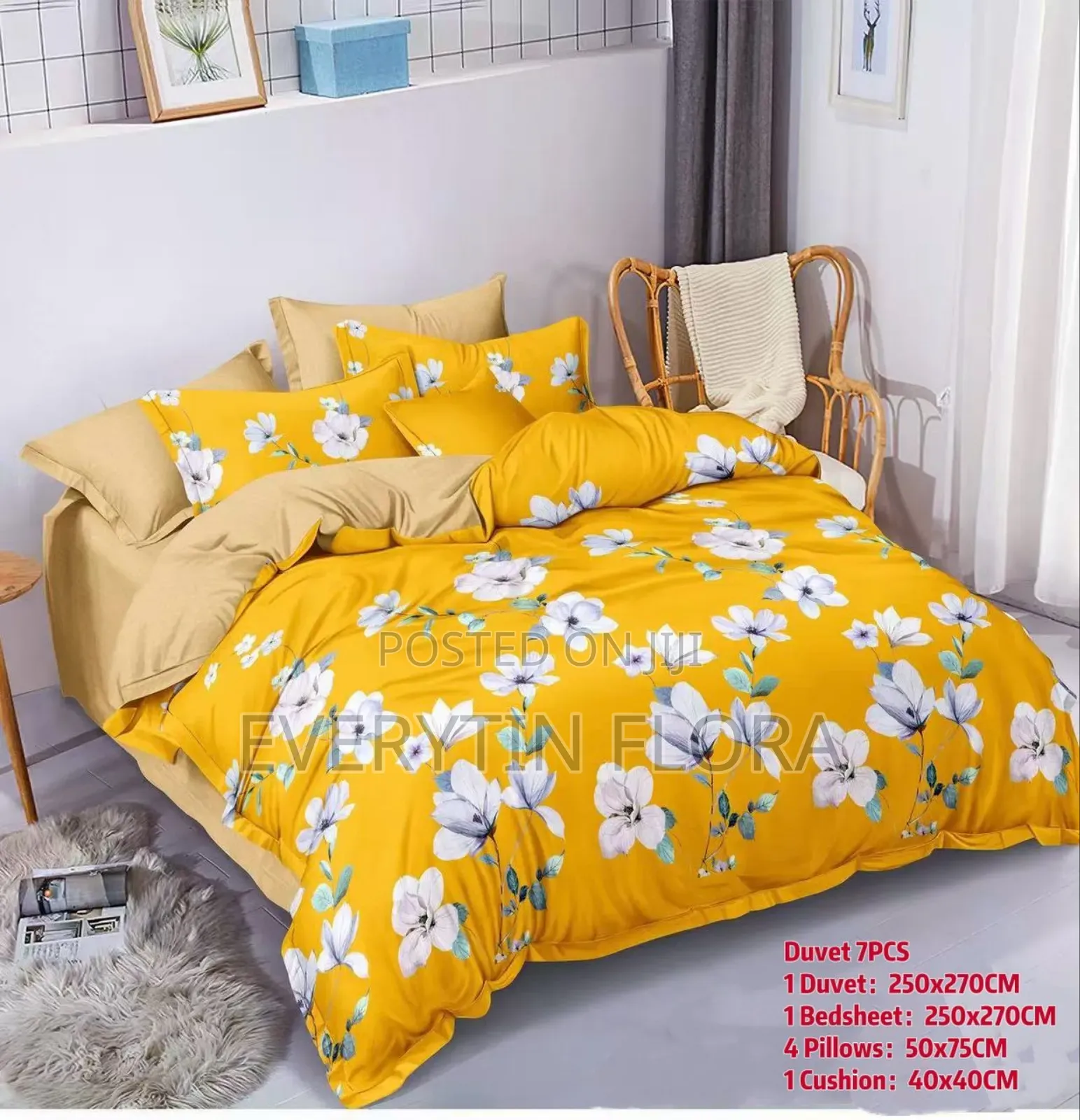7 Pieces Duvet Set