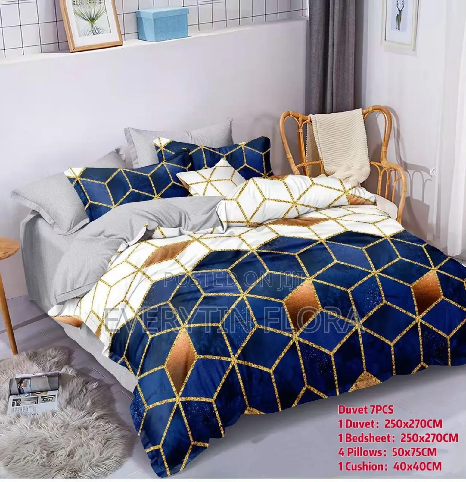 7 Pieces Duvet Set