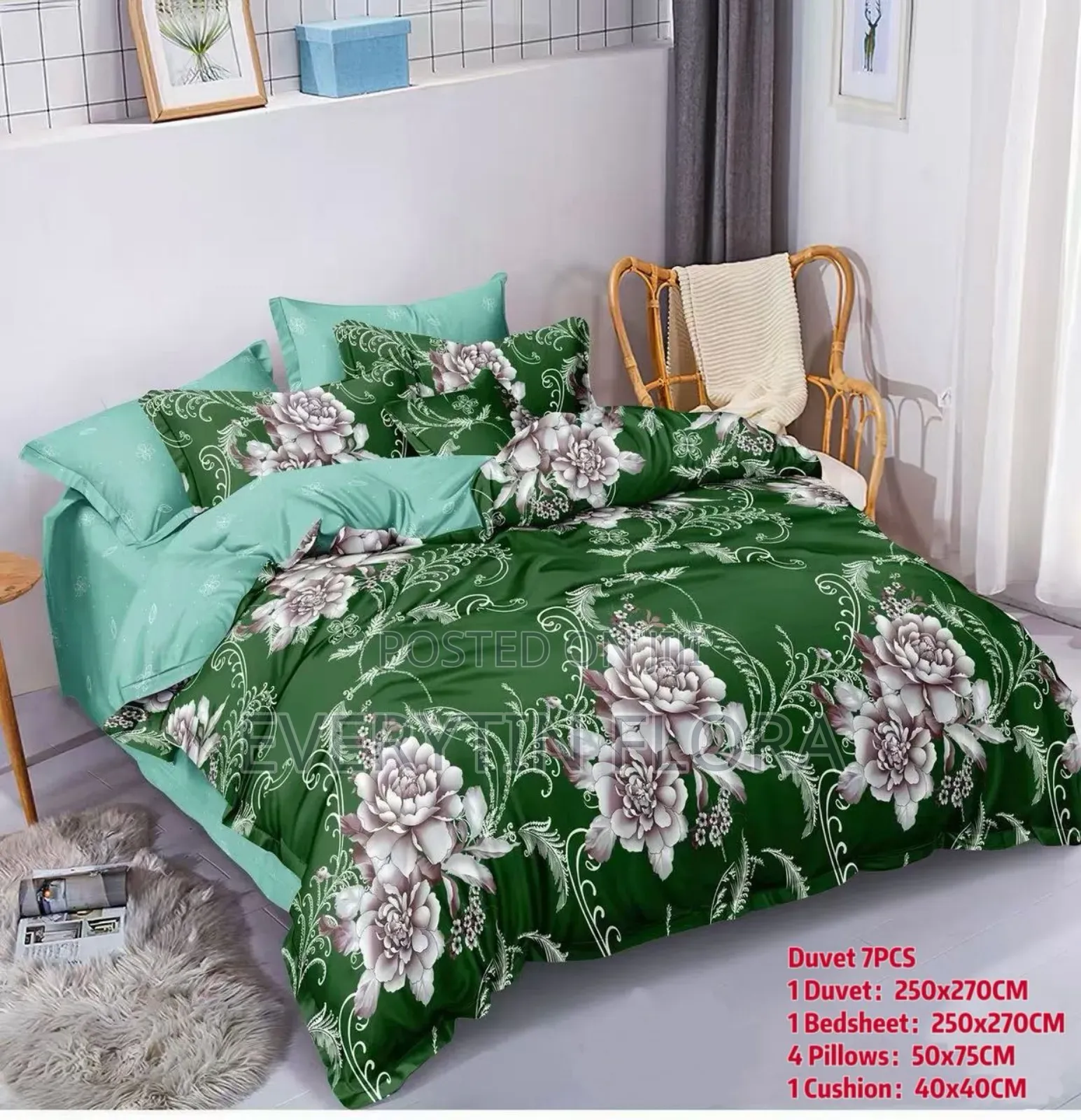 7 Pieces Duvet Set