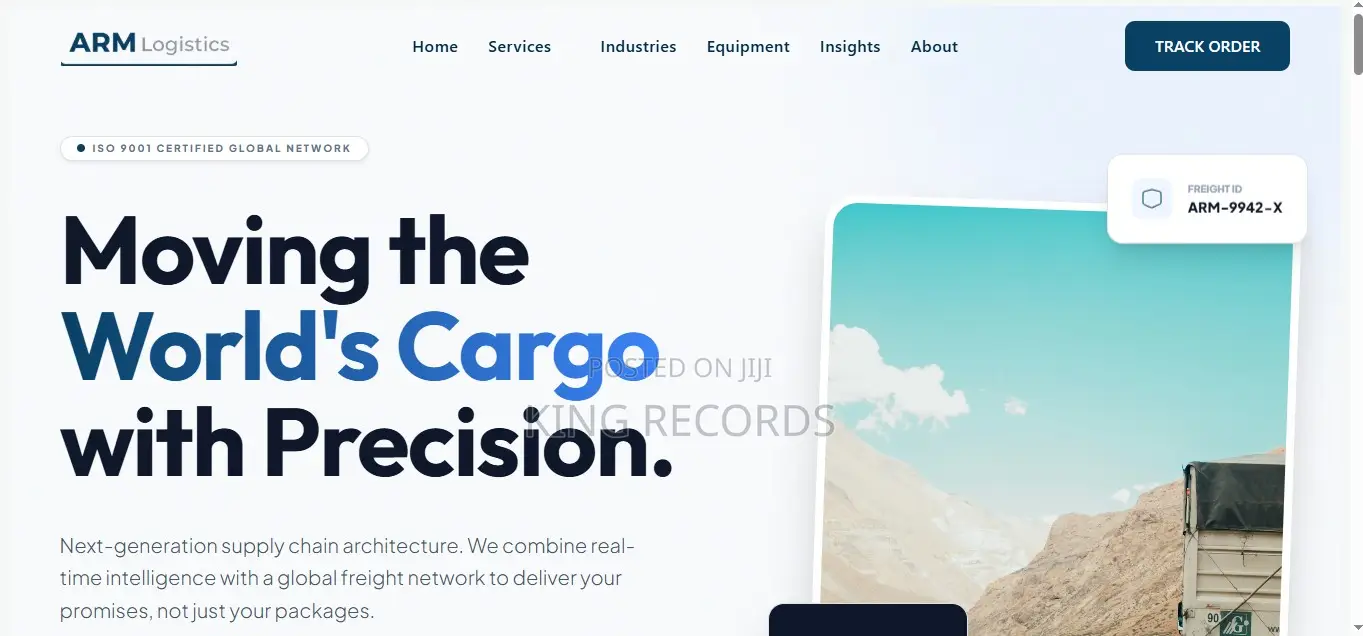 Create Your Own Logistics Website