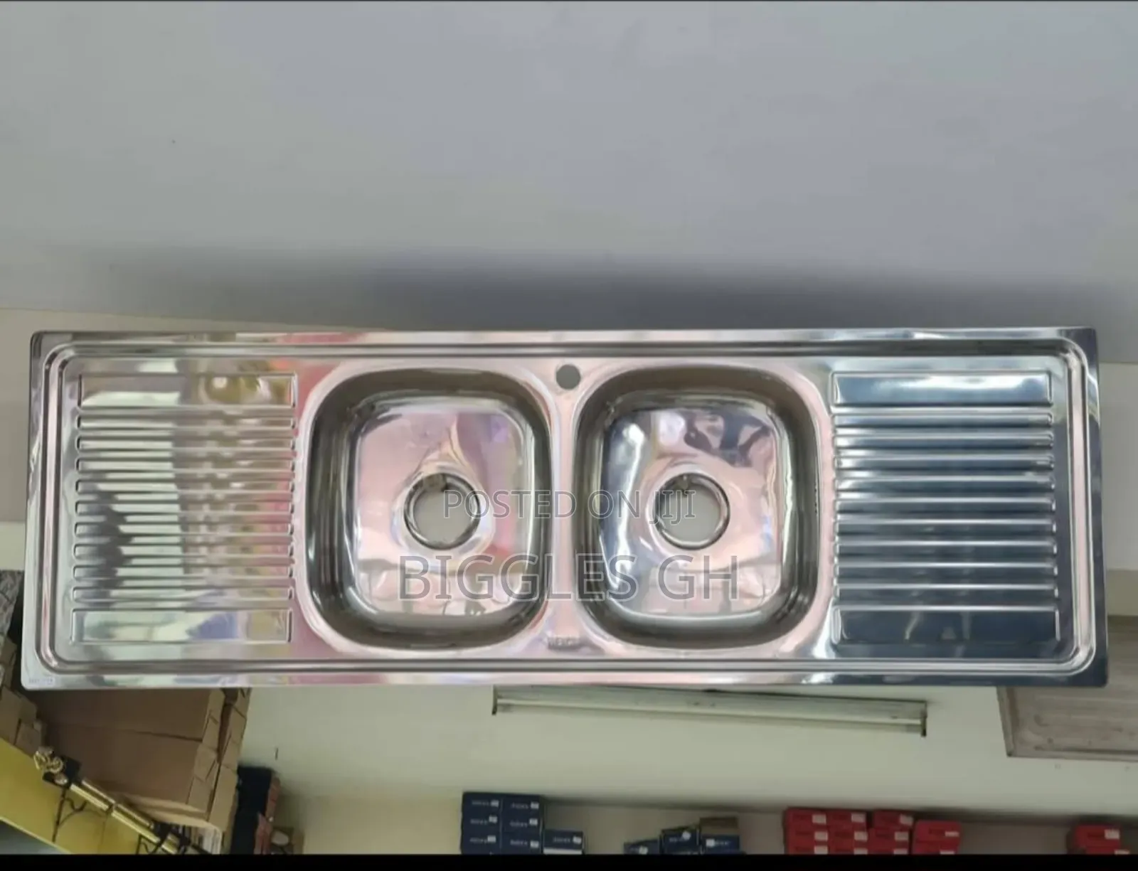 Kitchen Sink- Double Bowl Double Arm