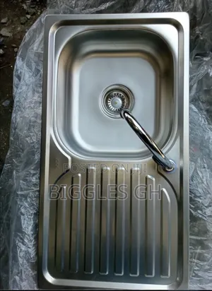 Single Bowl One Arm Kitchen Sink +Tap