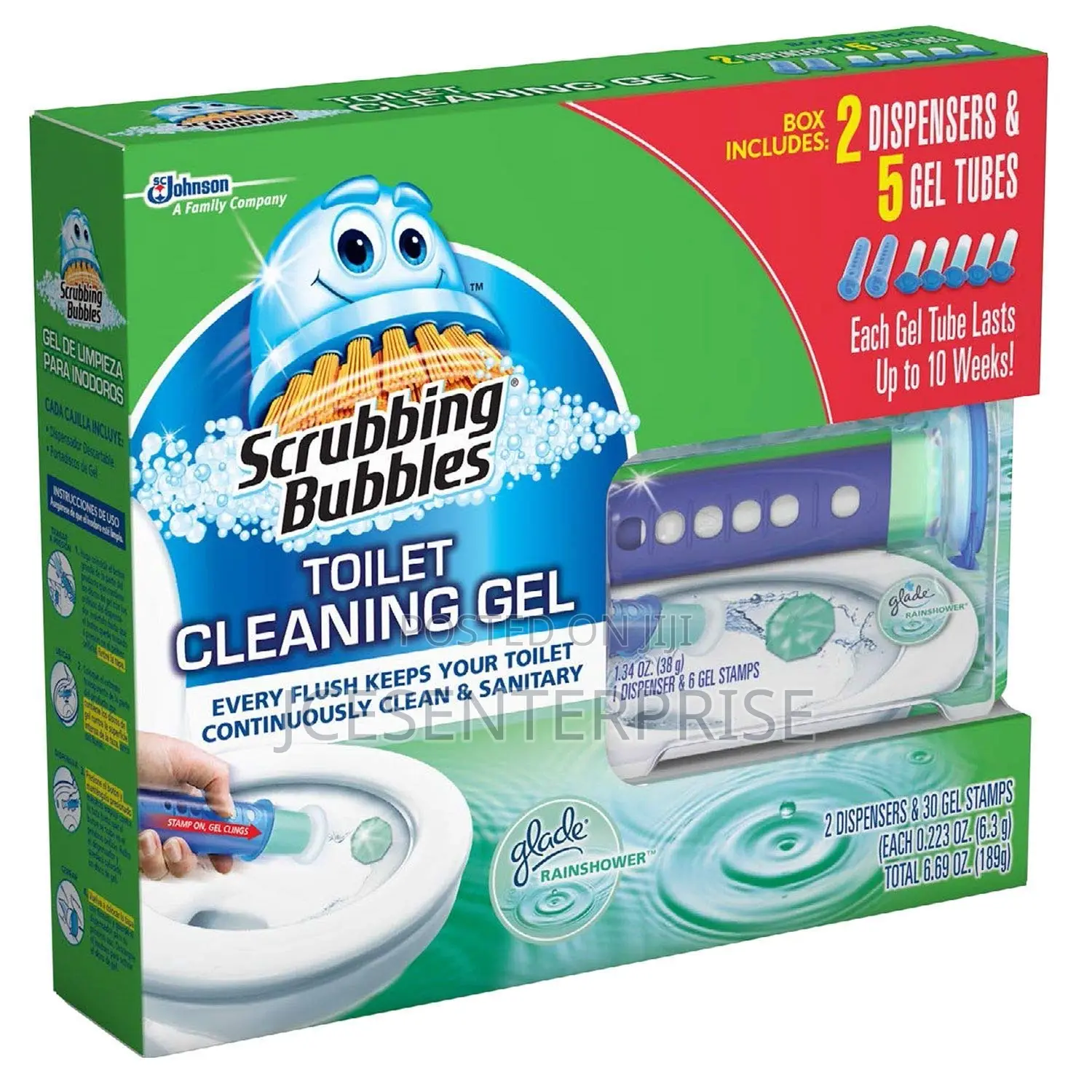 Scrubbing Bubbles Toilet Gel Stamps