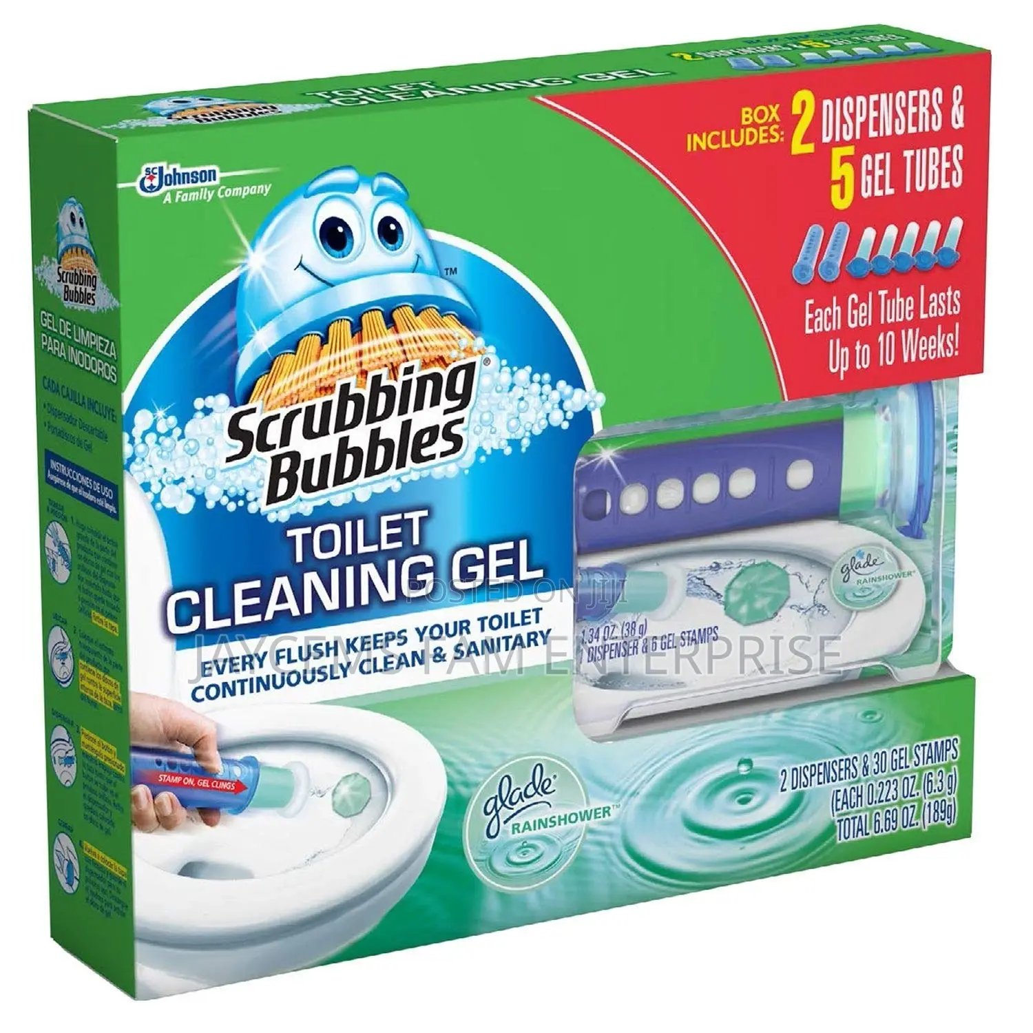 Scrubbing Bubbles Toilet Gel Stamps