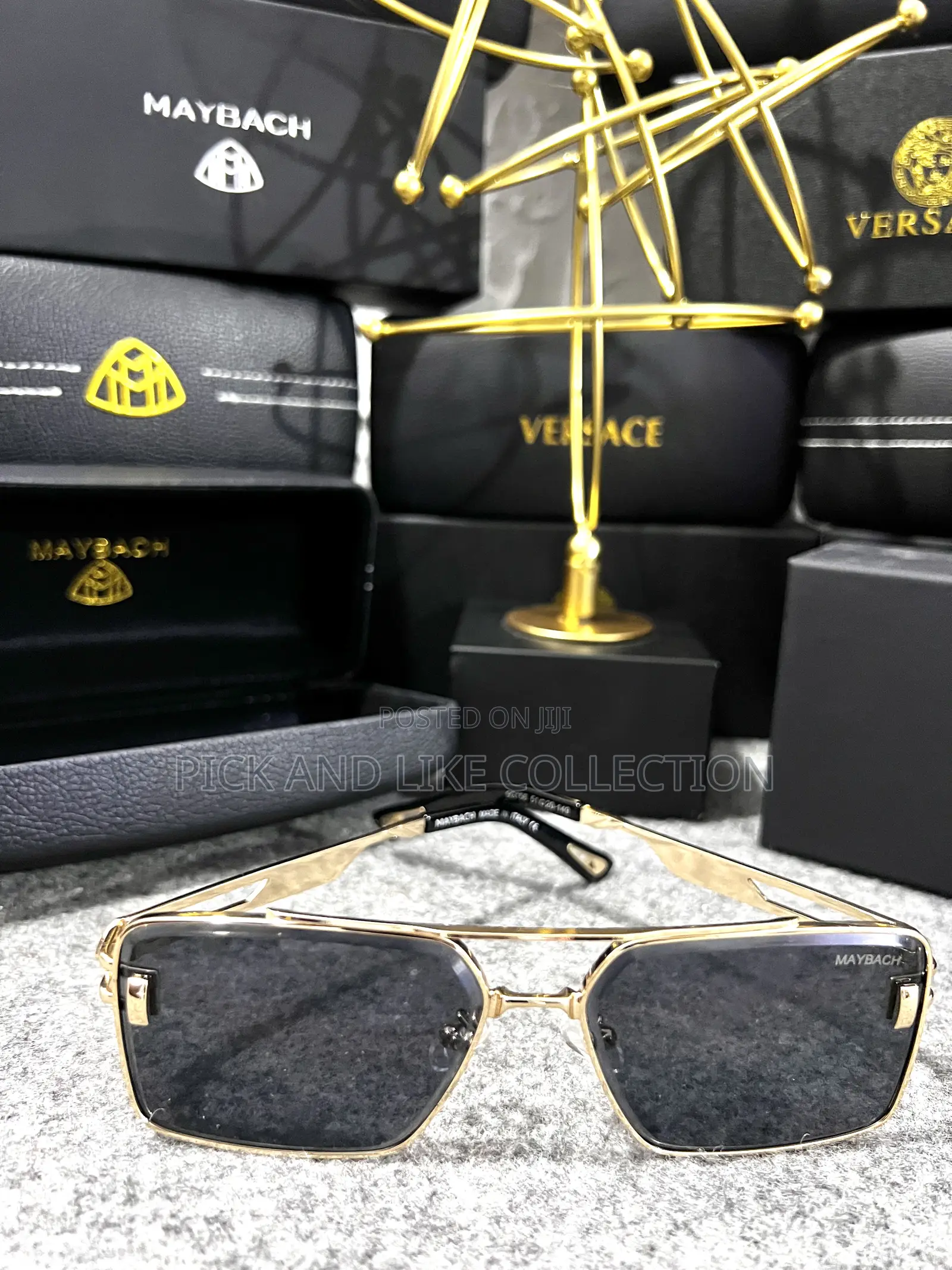 Gold Detail, Tinted Perfection — Sunglasses for Men.