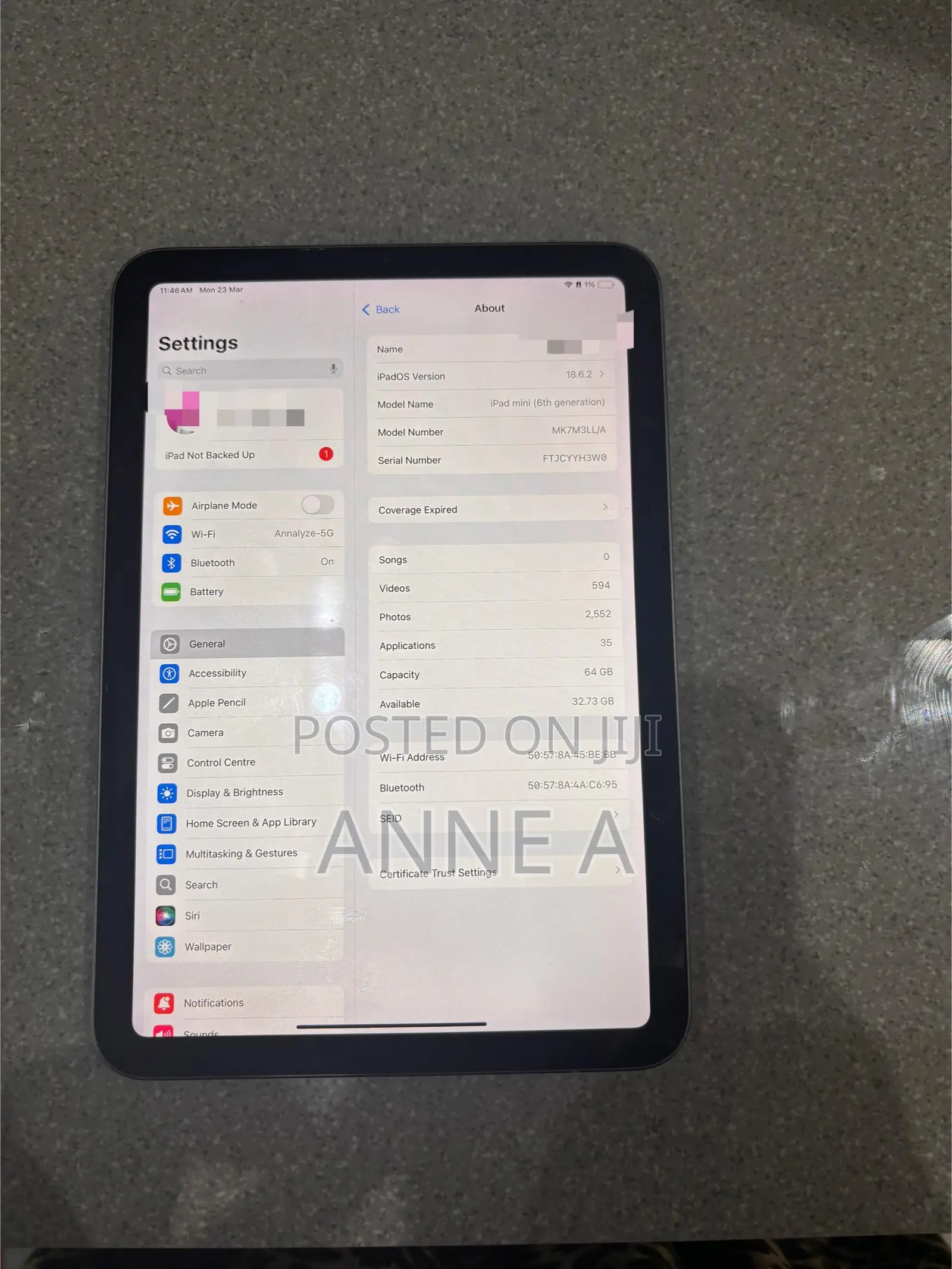 Apple iPad mini 6 64 GB Gray