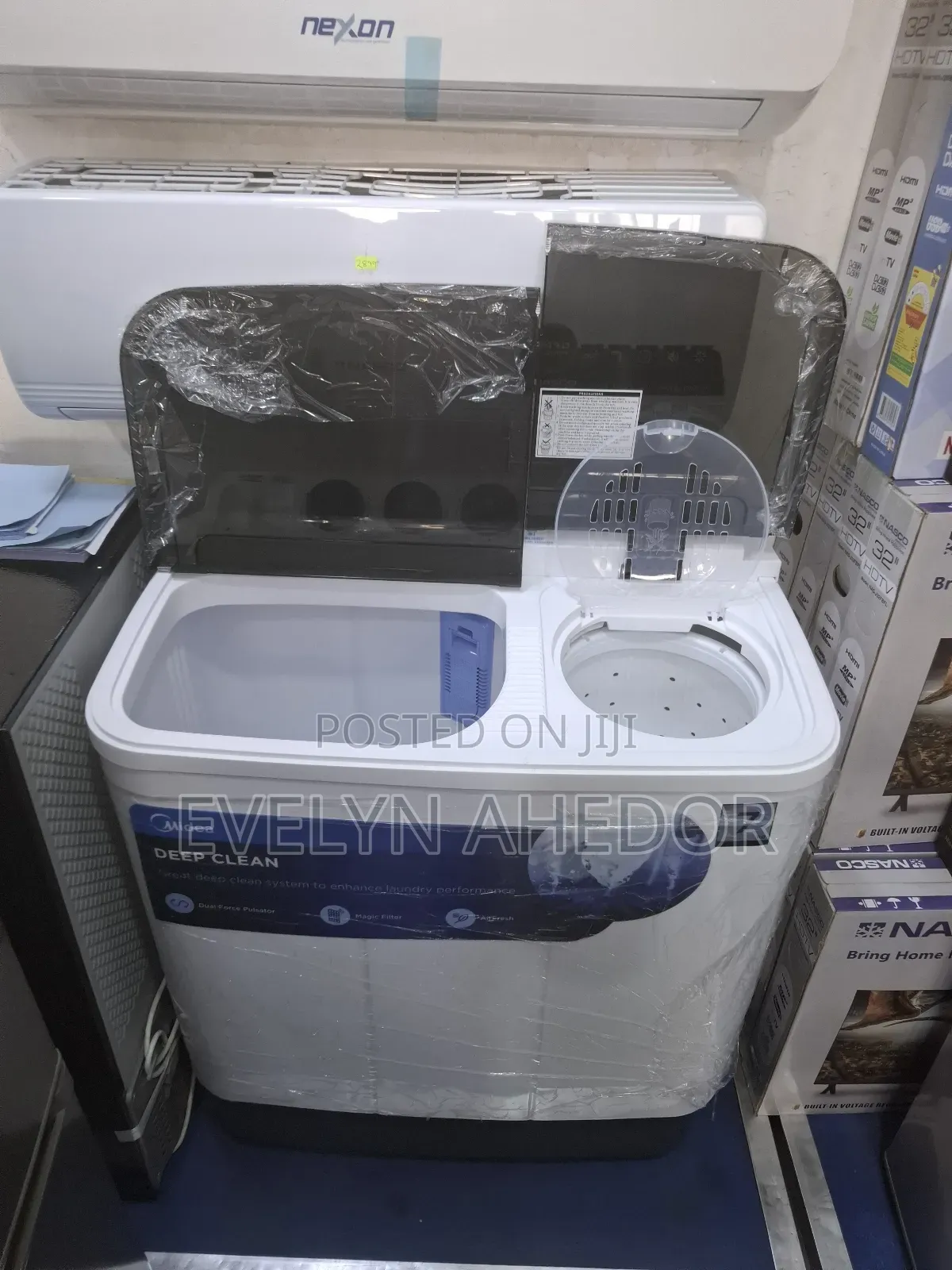 Midea Semi Automatic Twin Tub Washing Machine 7kg Available