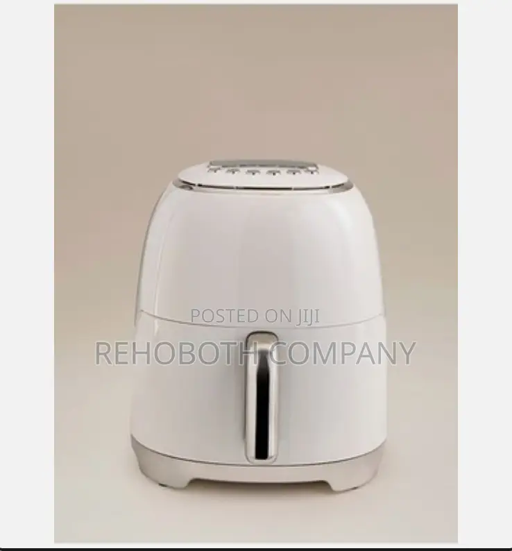 George Home Cream Retro 6 Litre Digital Air Fryer
