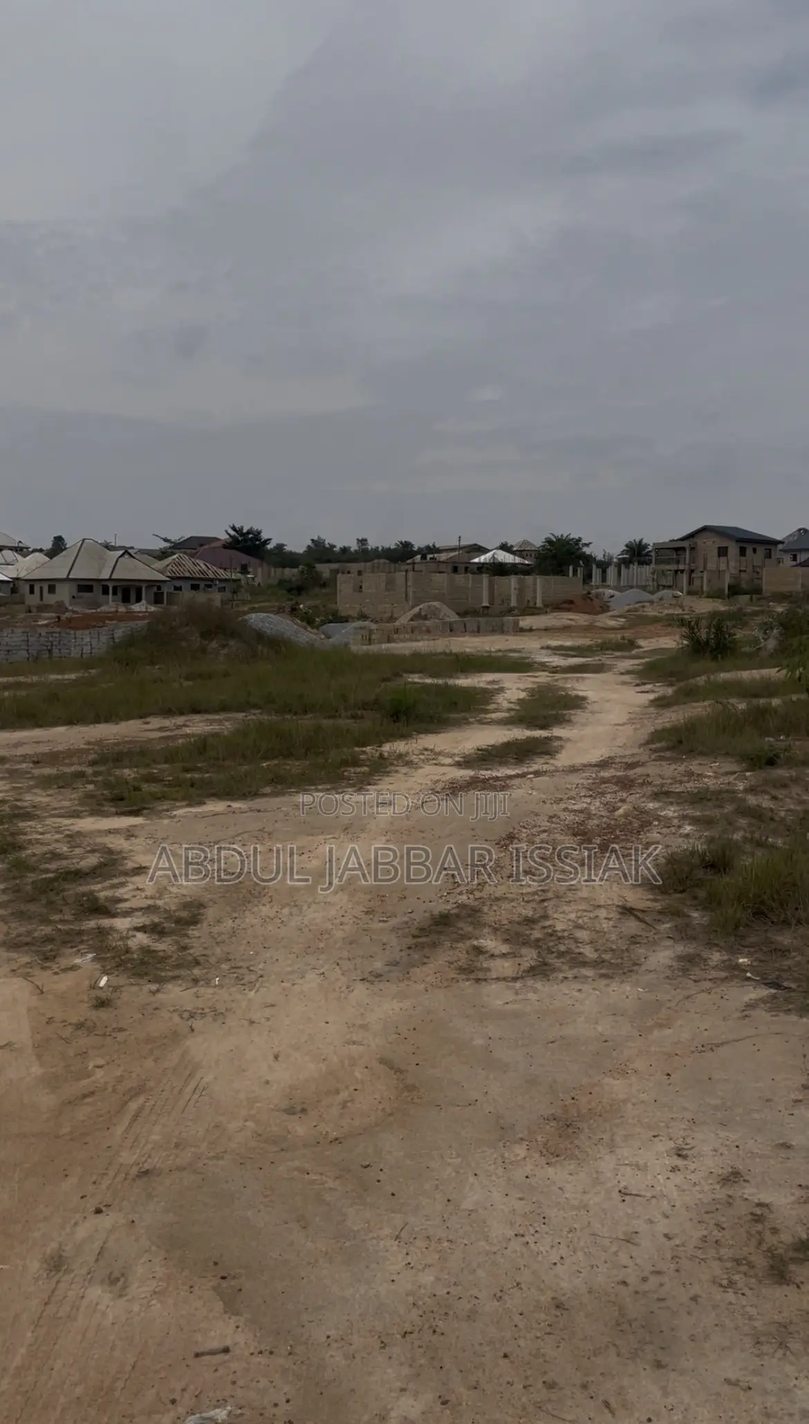 Full Plot Close to the Main Road at Adagya