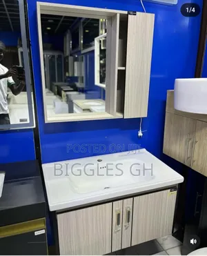Cabinet Basin With Mirror-80cm