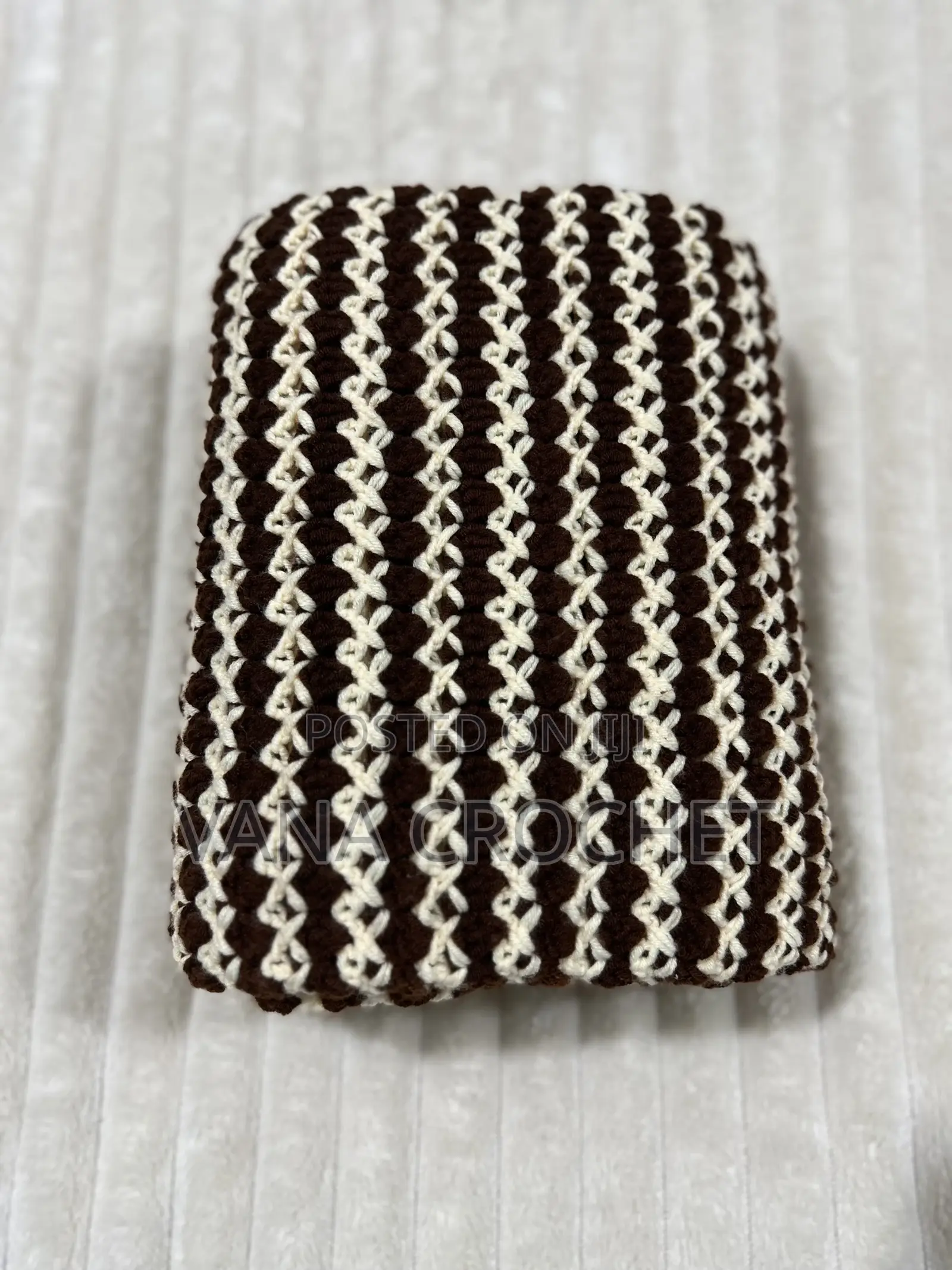 Handmade Crochet Chocolate Cupcake Blanket for Kids 0-6 Years