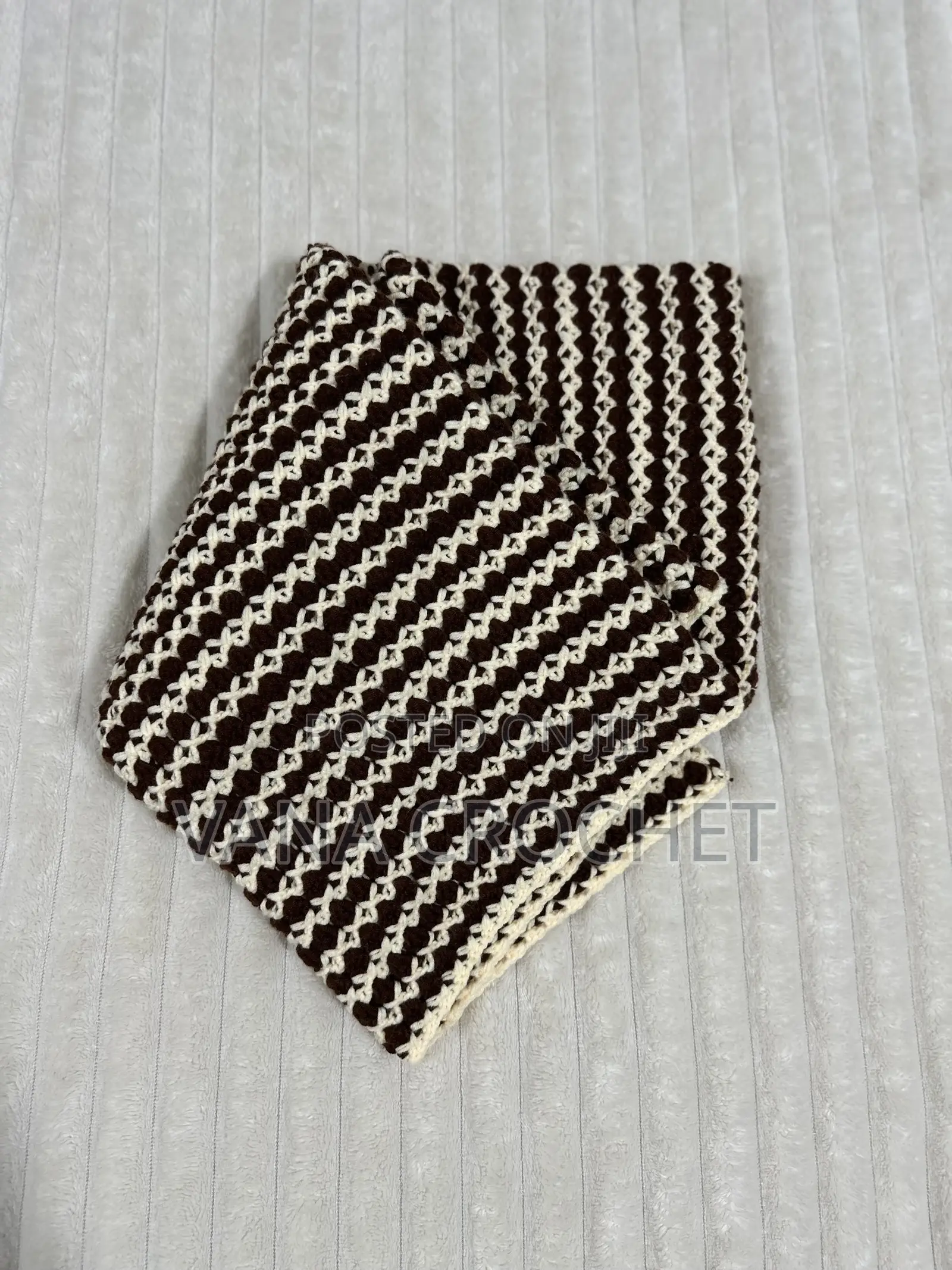 Handmade Crochet Chocolate Cupcake Blanket for Kids 0-6 Years