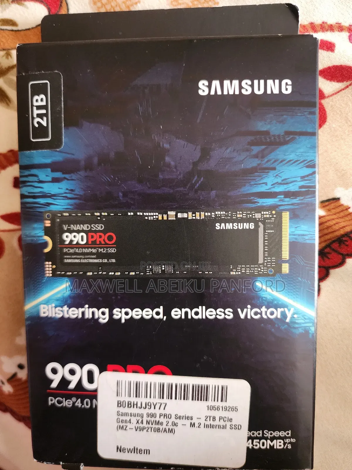 Samsung 990 Pro Series 2tb Pcle Gen4 X4 Nvme 2.0e
