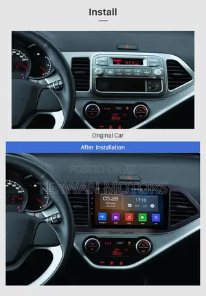 New Android Screen for Kia Morning / Picanto 2012 to 2017