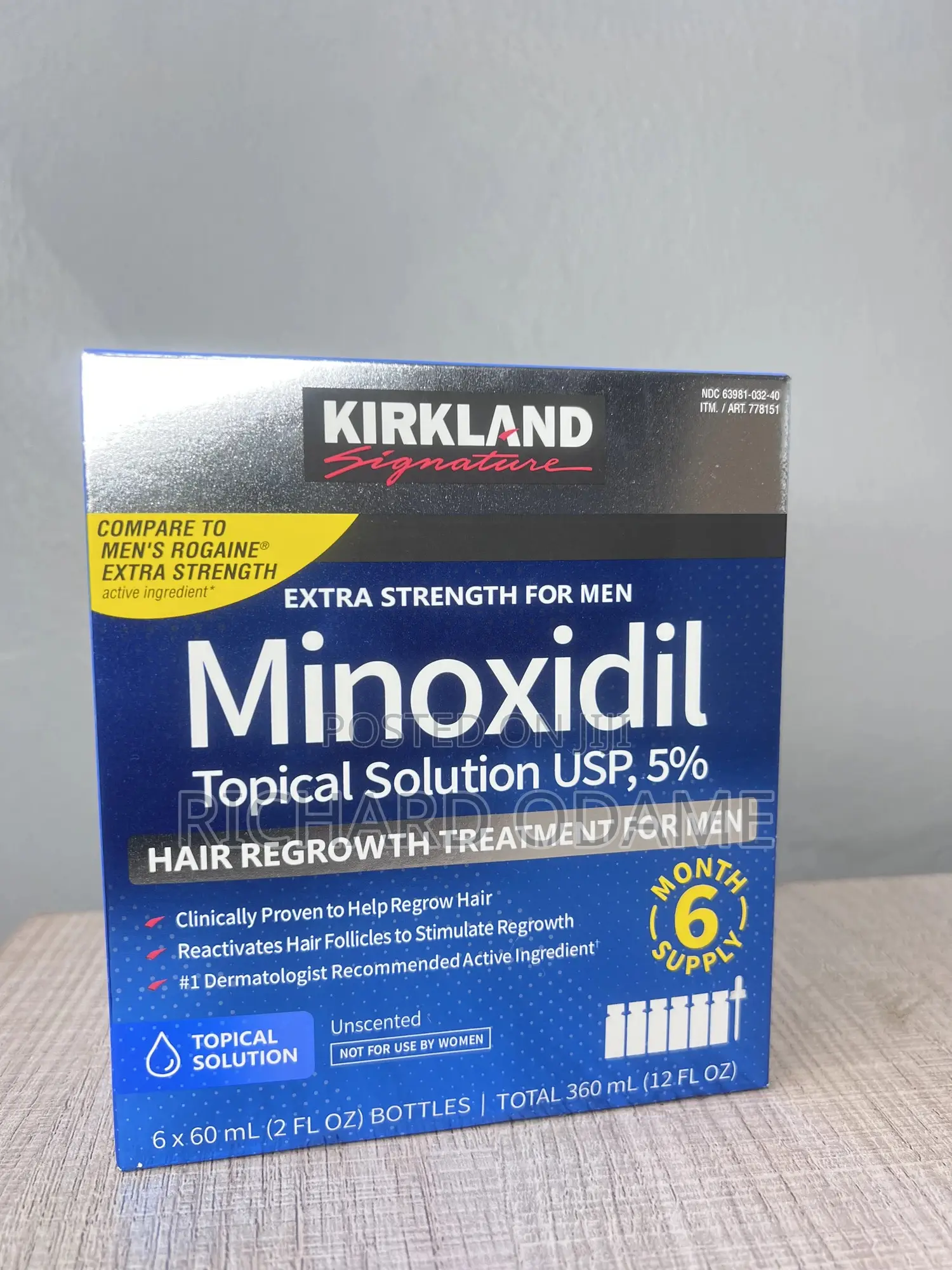 Kirkland Minoxidil (Original Costco) - Full Box