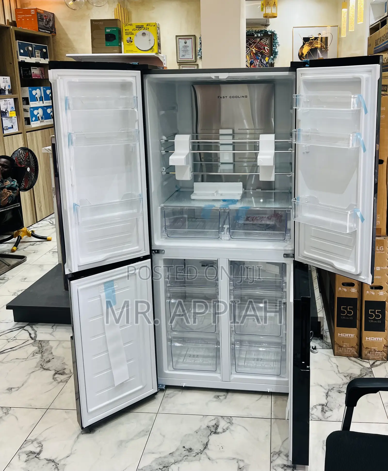 Shop Affordable Pearl 4 Door Fridge(Pf-630mdbg-2gb)Mirror