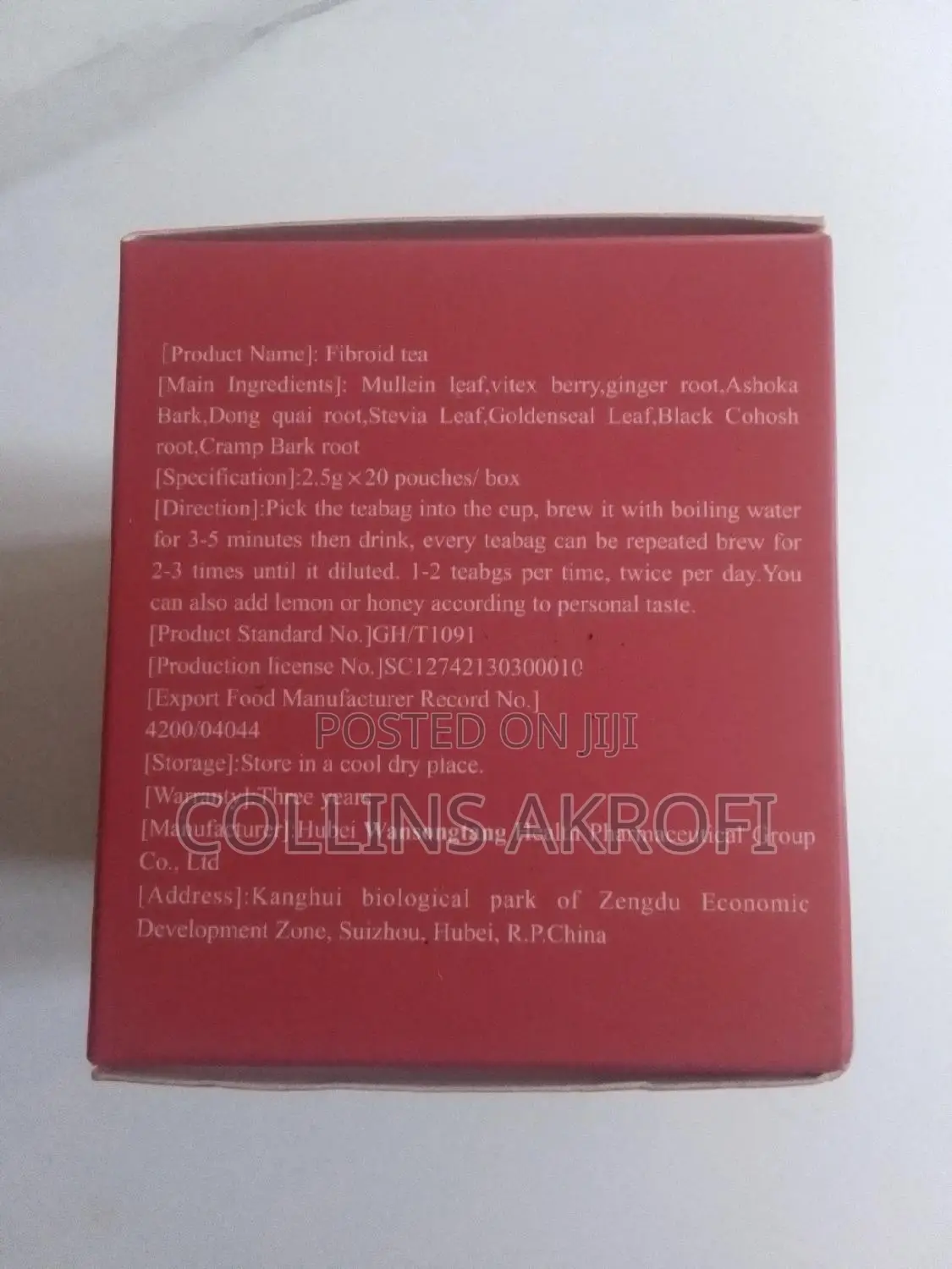 Natural Fibroid Tea