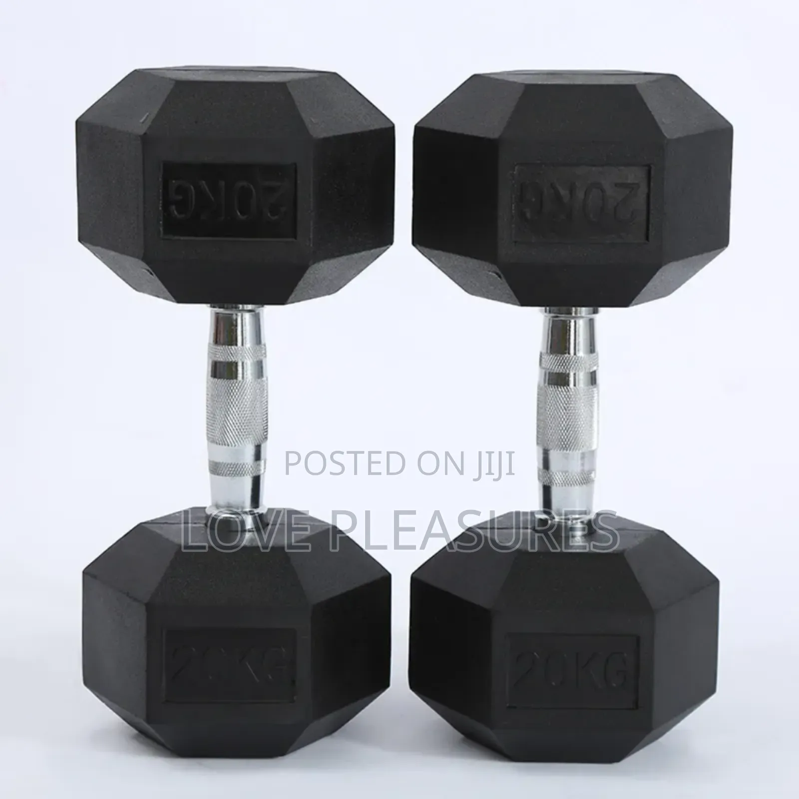 25kg Pair of Brand New Hex Dumbells