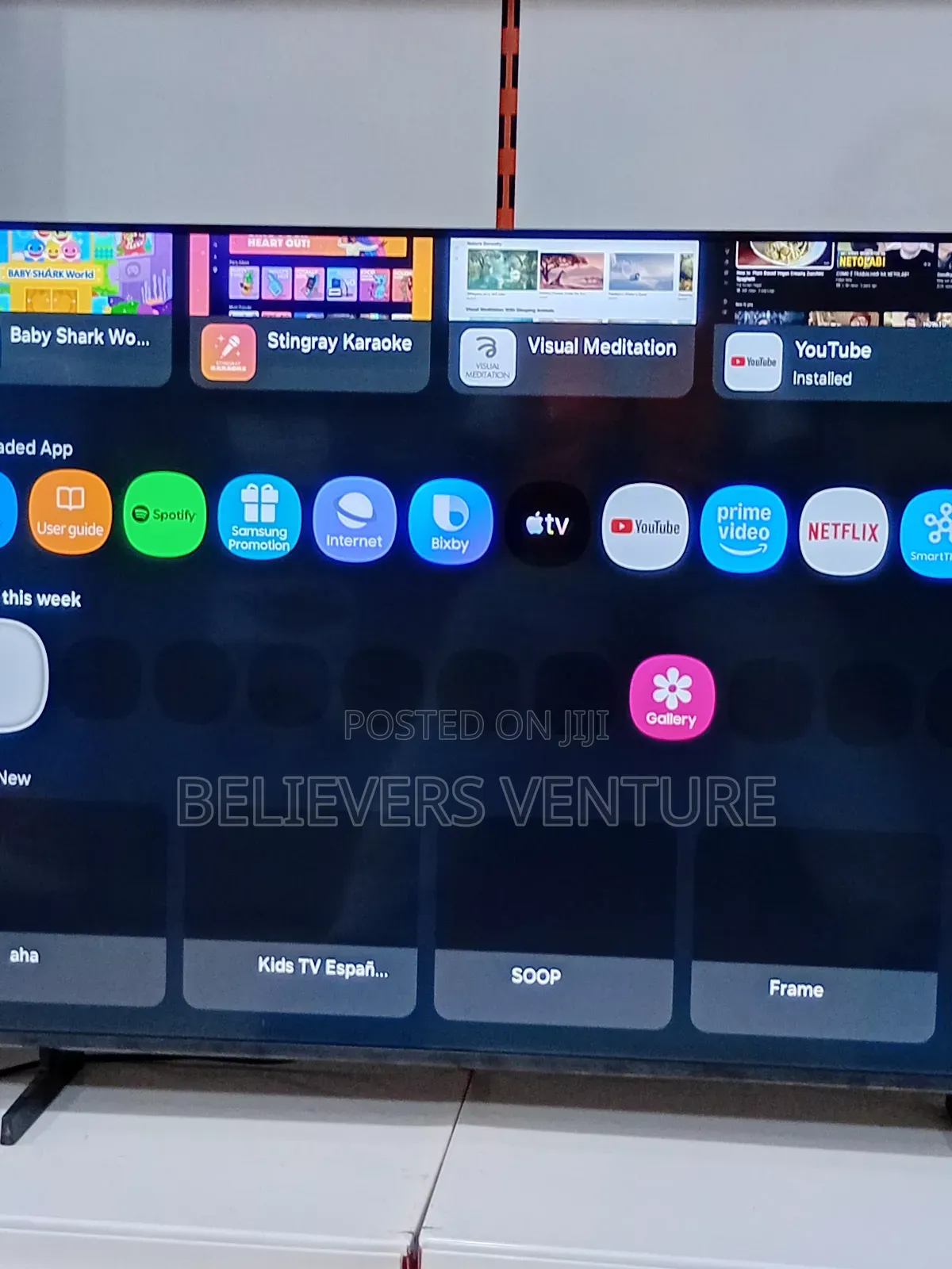 Knox O.S Samsung Flatscreen Television Qled Tv Display Uhcc-Tv
