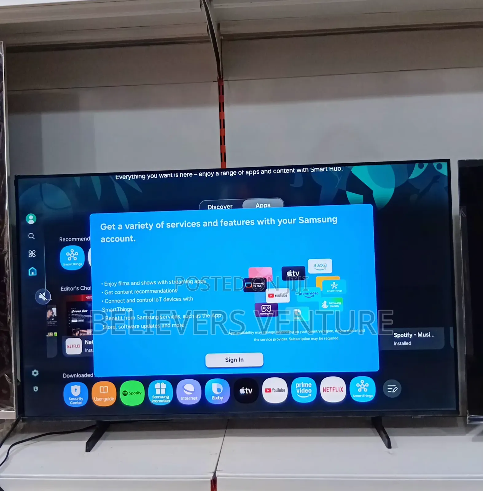 Television Qled Knox O.S Sumsung TVS Presents 50inches U8000f-Tv