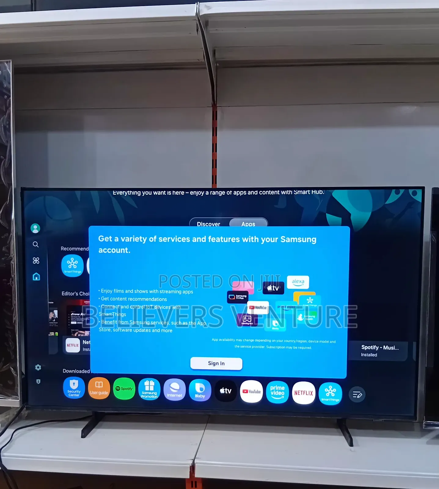 Television Qled Knox O.S Sumsung TVS Presents 50inches U8000f-Tv