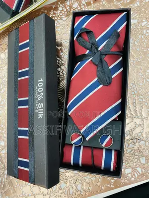 Complete Set of Neck Tie and Accessories