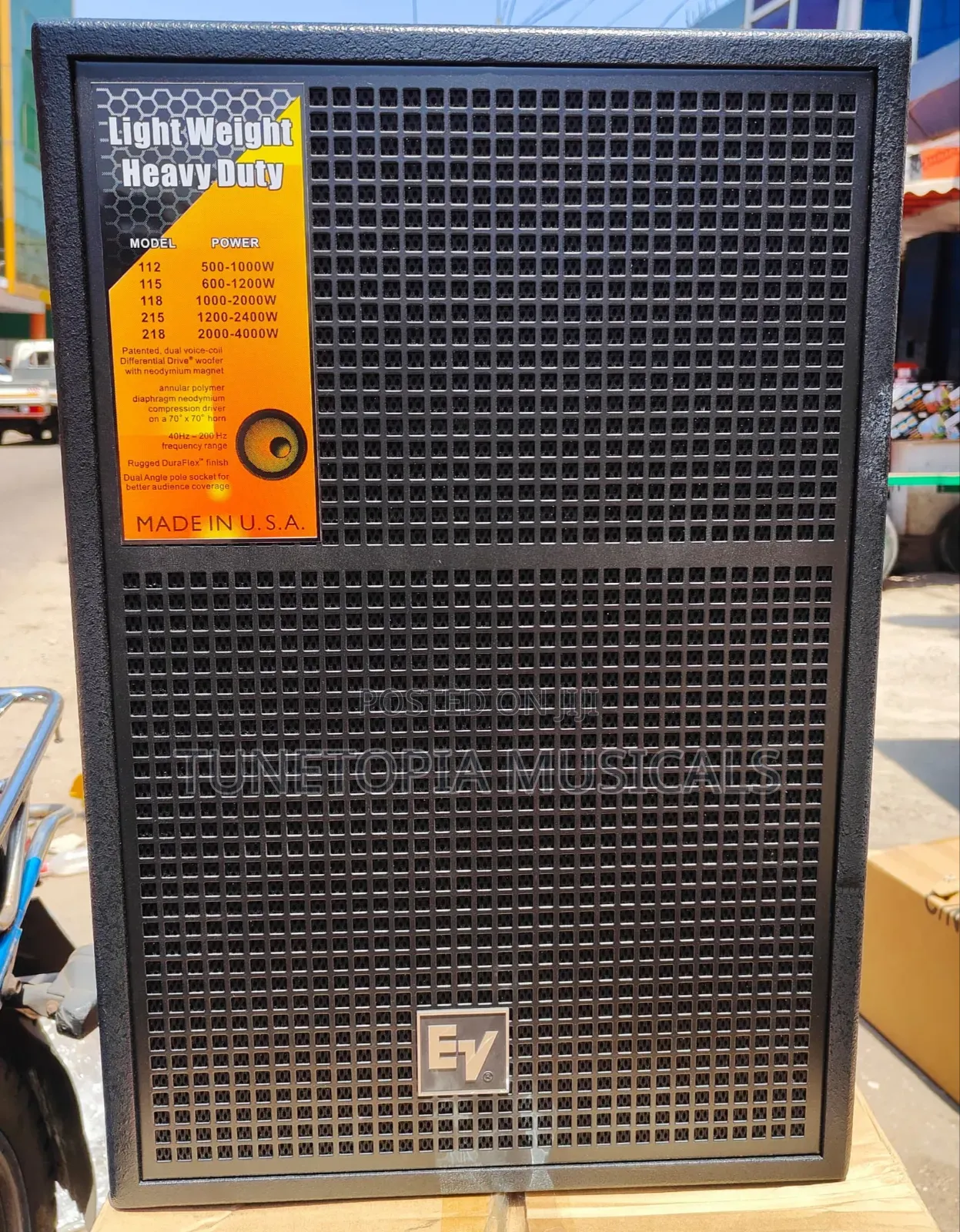 Electro-Voice(Ev) 12inches Passive Stage Monitors (Pair)