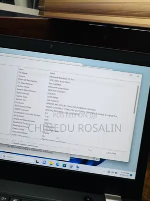 Laptop Lenovo ThinkPad 13 16GB Intel Core i7 SSD 256GB