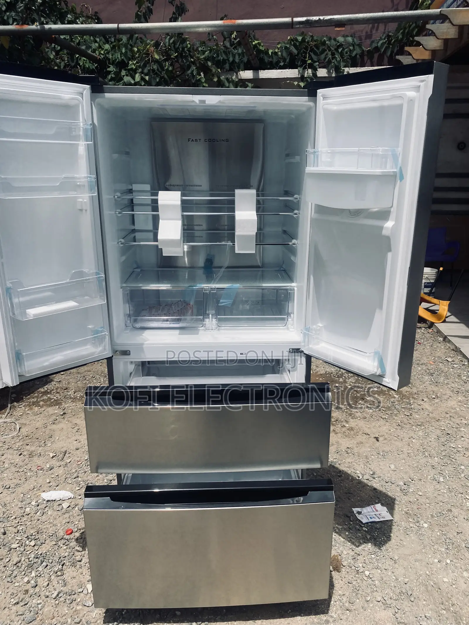 Glorious 531l Cooling Power in Pearl Pf-702mdixwd-2b Fridge