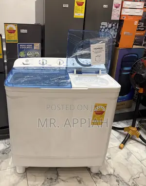 Effortless Cleaning Nasco 15kg Spin Dry Top Load Washing Machine.