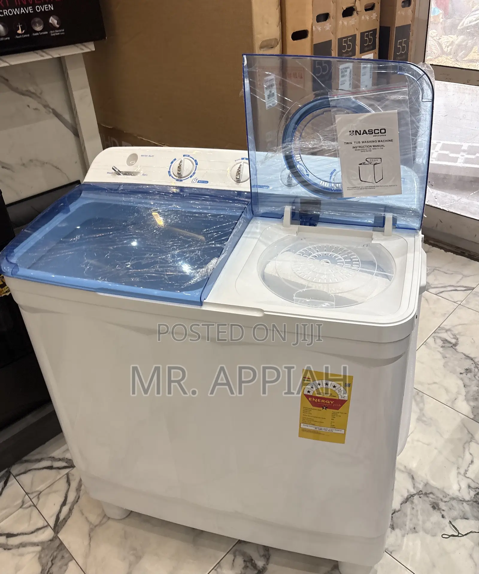 Shop Premium Nasco 15kg Washing Machine With Magic Filter(White)