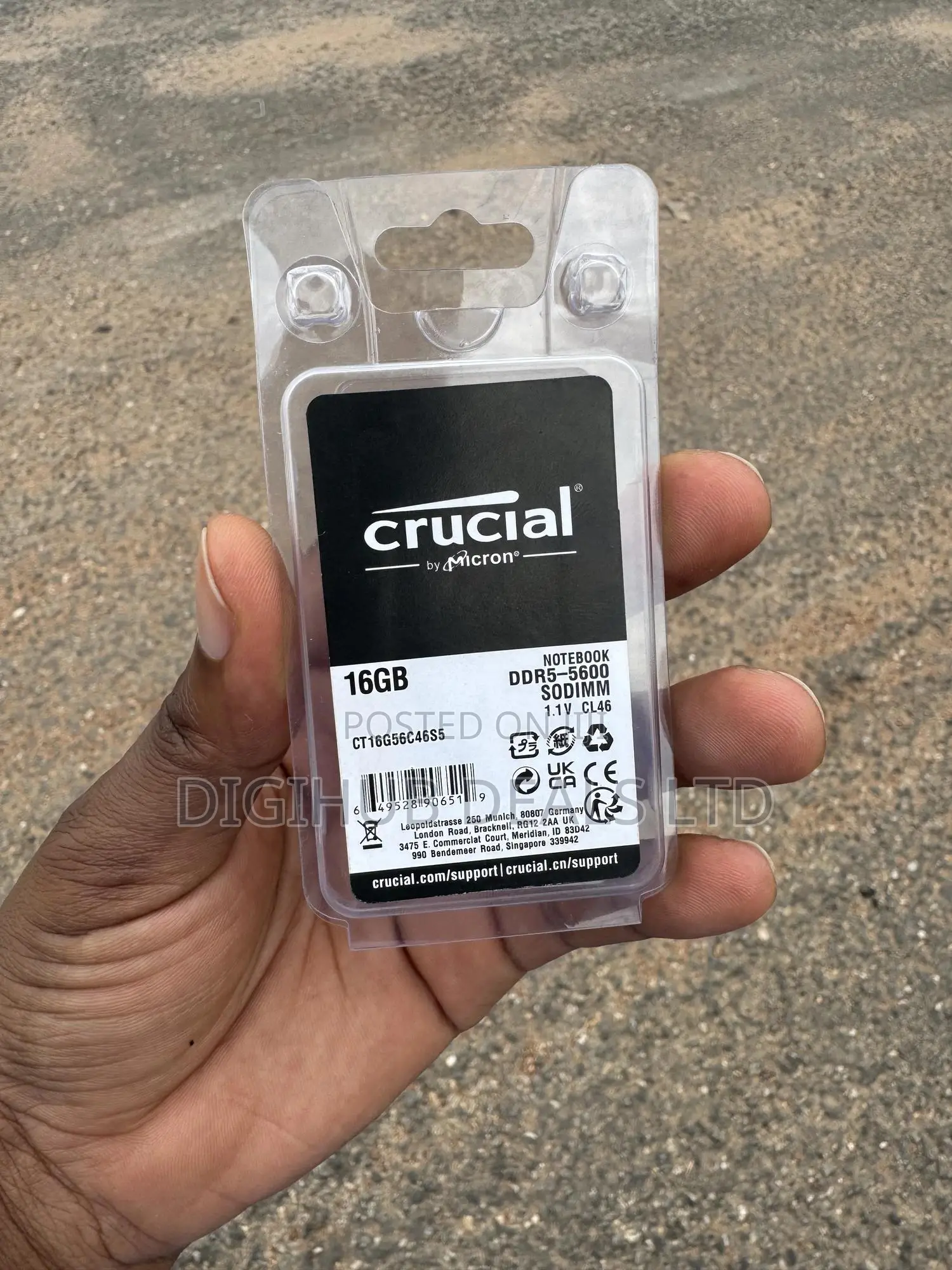 16gb Ddr5 Crucial Ram