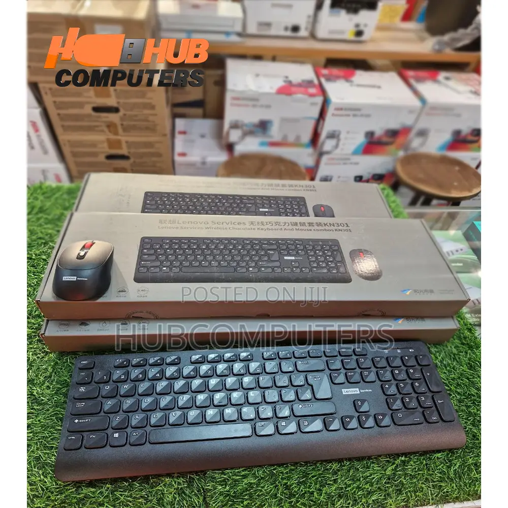 Lenovo Services Kn301 Wireless Keyboard and Mouse Combo