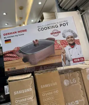 Affordable Unique 2200watt Electric Cooking Pot(Stainless Steel)..