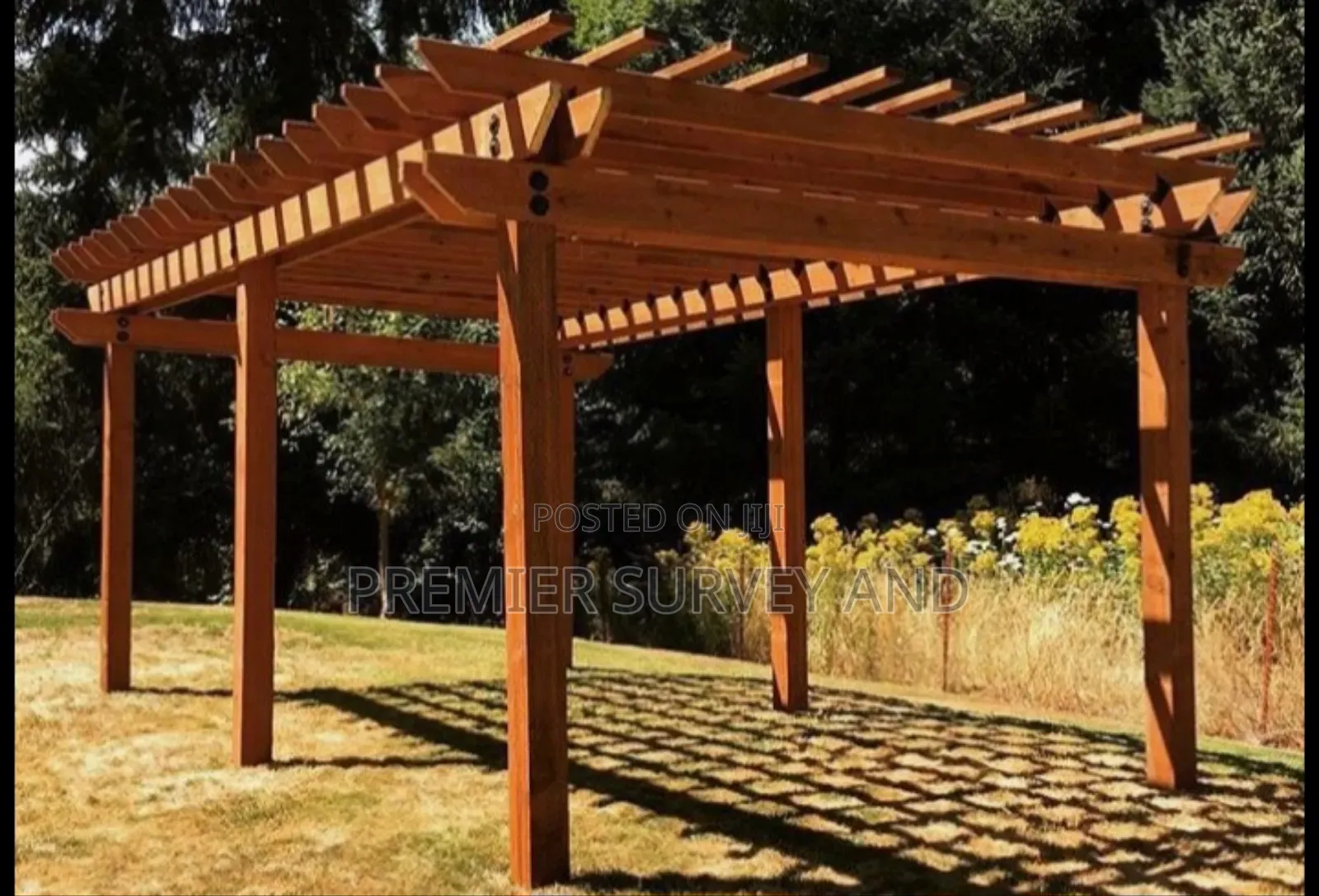 Quality Timber Pergola For Relaxation Areas