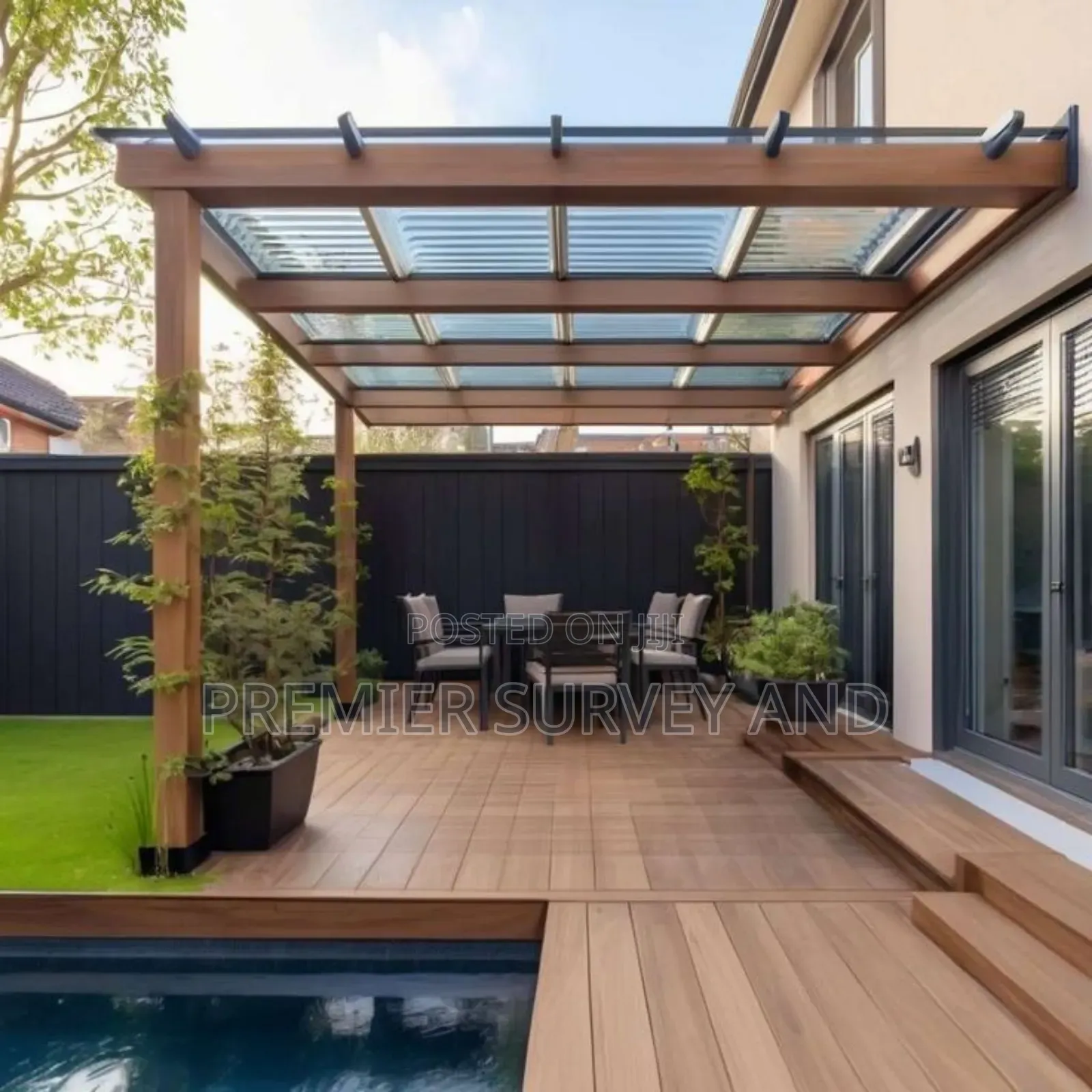 Quality Timber Pergola For Relaxation Areas