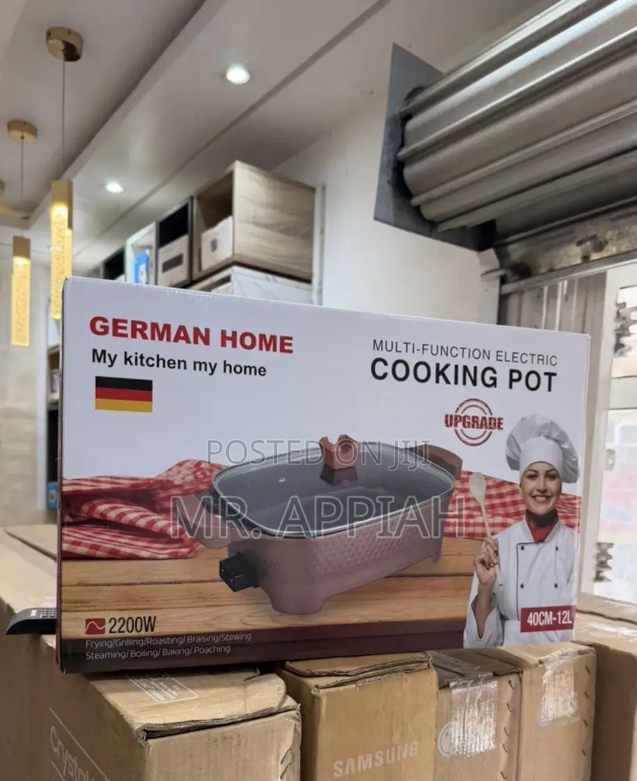 Super Quality German 12liters Electric Cooking Pot(2200wat).