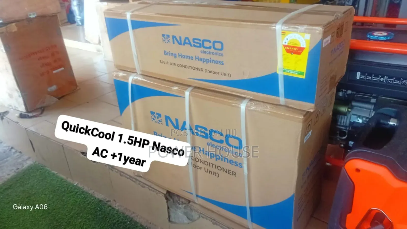Quiet Operation Nasco 1.5hp Split Ac +1yr Warranty