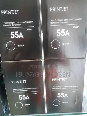 Printjet 55a Black Toner Cartridges Display.