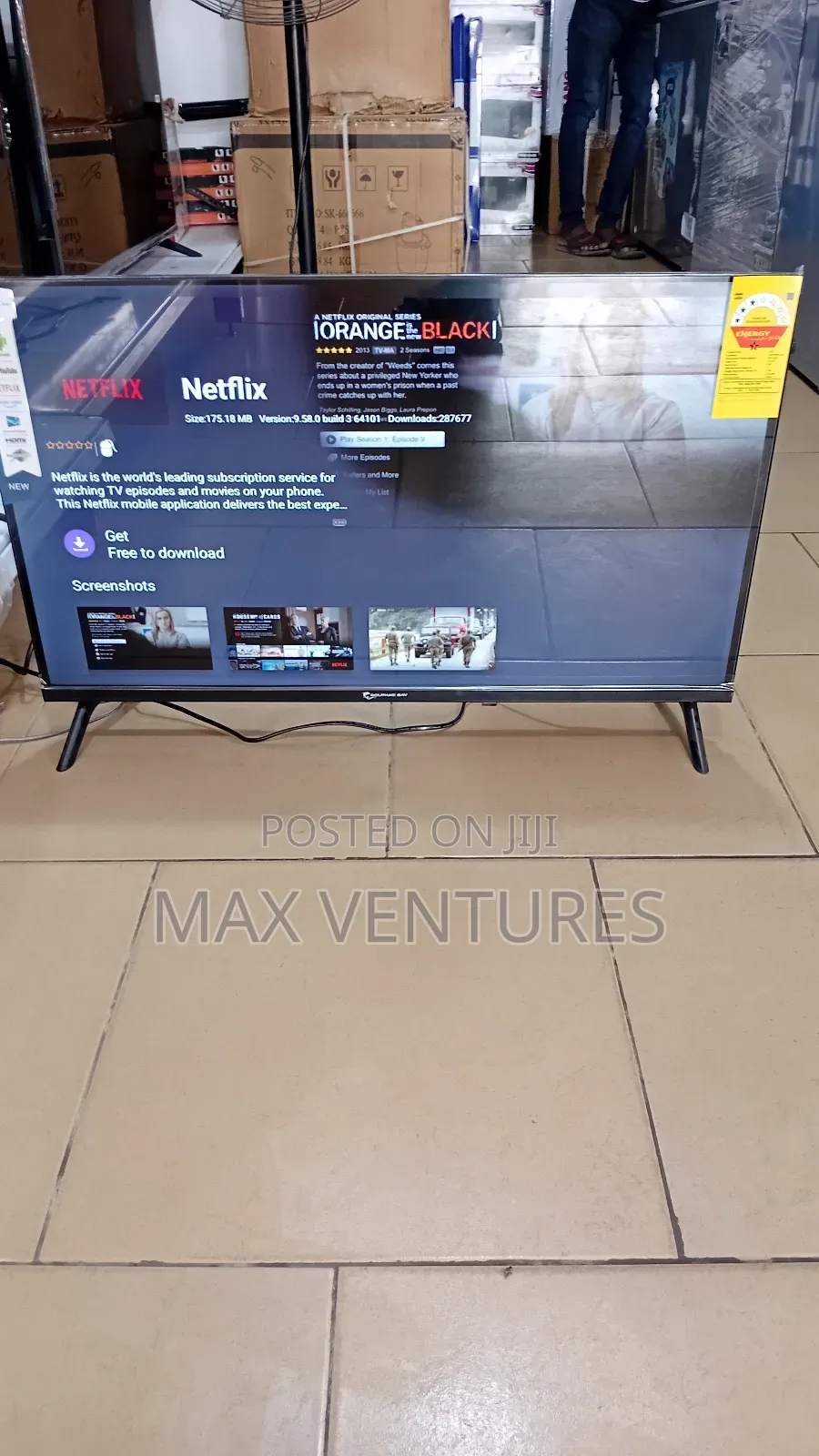 Powerful Netflix Tv 32" Smart Tv Frameless 1080p for the Family