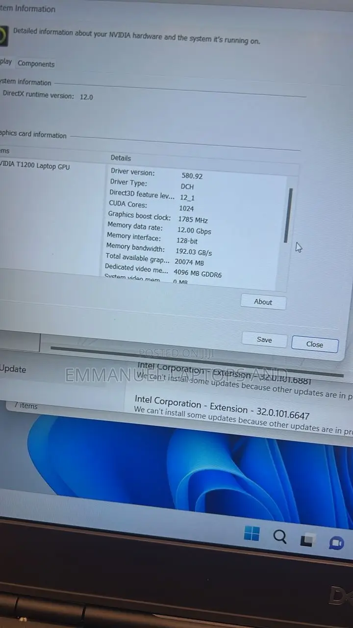Laptop 16GB Intel Core i5 SSD 1T