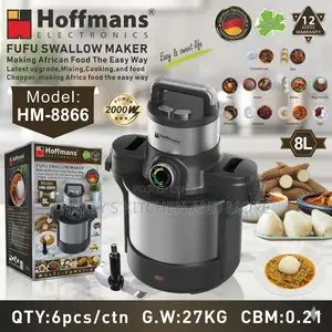 Automatic Multi Function Swallow Maker/Fufu Pounding Machine -2000w-8l