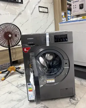 Latest Sigma 8kg Front Load Electric Washing Machine(Gray) 