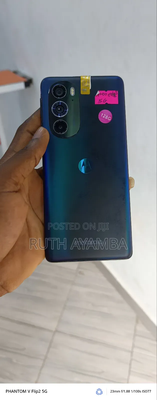 New Motorola Edge+ 5G UW (2022) 128 GB Blue