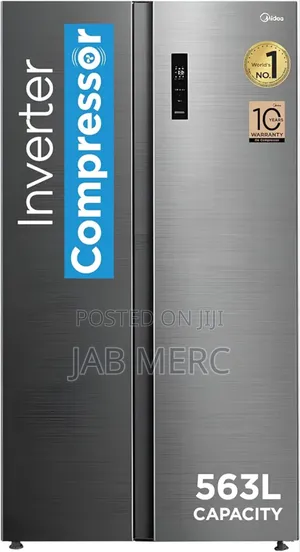 Midea 700l Side by Side, Frost Free Refrigerator |Digital Display|
